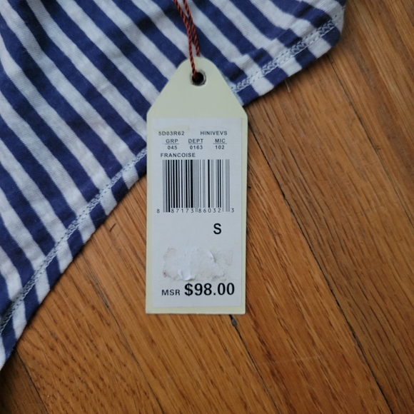 Max Studio Sleeveless Stripe Knit Dress Size S - Picture 7 of 8